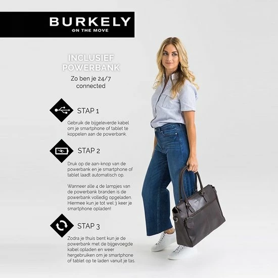 Goedkoopste π Burkely On The Move Unisex Laptoptas 15,6'' Met Rits Inclusief Powerbank - Bruin β 16 Goedkoopste π Burkely On The Move Unisex Laptoptas 15,6'' Met Rits Inclusief Powerbank - Bruin β - Afbeelding 16