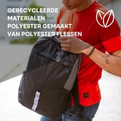 Goedkoop 👏 BAKBAGS Laptop Rugzak 25 Liter | Rugzak Met Laptopvak Voor Naar School Of Werk | Geschikt Tot 17 Inch Laptops | Gerecycled Polyester 🤩 -tassen-dames Verkoop 550x550 49