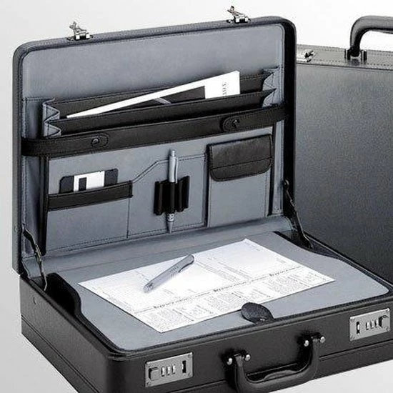 Goedkoopste π D&N Aktekoffer Met Schrijfplateau - Zwart π 1 Goedkoopste π D&N Aktekoffer Met Schrijfplateau - Zwart π