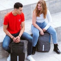 Goedkoop 👏 BAKBAGS Laptop Rugzak 25 Liter | Rugzak Met Laptopvak Voor Naar School Of Werk | Geschikt Tot 17 Inch Laptops | Gerecycled Polyester 🤩 -tassen-dames Verkoop 550x550 52