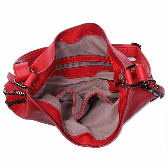 Korting βοΈ Merkloos Ines Delaure Crossbody Dames Tas Rood Met Instelbare Riem π₯ 2 Korting βοΈ Merkloos Ines Delaure Crossbody Dames Tas Rood Met Instelbare Riem π₯ - Afbeelding 2