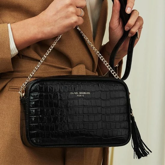 Aanbiedingen β Isabel Bernard Honoré Dames Crossbody Tas Leer - Zwart π€© 2 Aanbiedingen β Isabel Bernard Honoré Dames Crossbody Tas Leer - Zwart π€© - Afbeelding 2