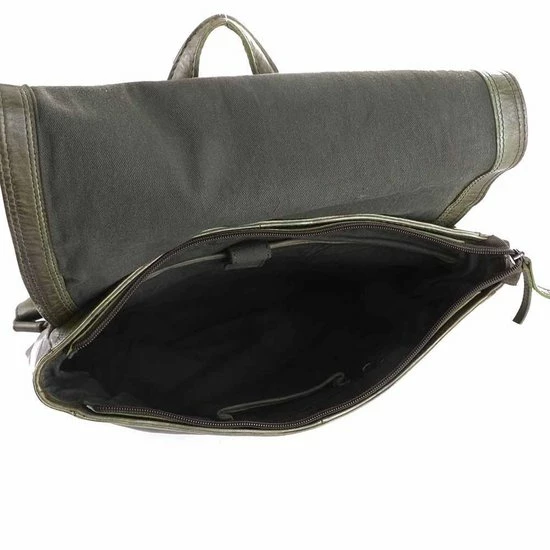 Hete verkoop π Bear Design Rox Leren Laptop Rugzak - Groen π 11 Hete verkoop π Bear Design Rox Leren Laptop Rugzak - Groen π - Afbeelding 11