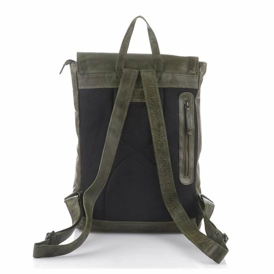 Hete verkoop π Bear Design Rox Leren Laptop Rugzak - Groen π 12 Hete verkoop π Bear Design Rox Leren Laptop Rugzak - Groen π - Afbeelding 12