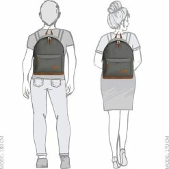 Goedkoopste 🤩 Enrico Benetti Santiago 46158 Laptoprugzak Met 14" Laptopvak - Grijs 🥰 -tassen-dames Verkoop 550x550 591