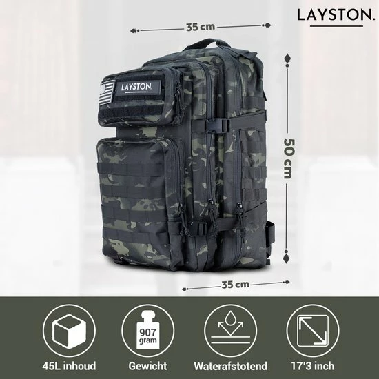 Aanbiedingen โญ Layton LAYSTON. - 45L Sport School Werk Rugtas - Sport Rugzak - Tactical ๐ Backpack - Waterafstotend - Camo Groen ๐ 10 Aanbiedingen โญ Layton LAYSTON. - 45L Sport School Werk Rugtas - Sport Rugzak - Tactical ๐ Backpack - Waterafstotend - Camo Groen ๐ - Afbeelding 10