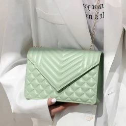Beste Pirce β Fashion Favorite Quilted Cross Schoudertas - Groen | 22 X 15 X 6 Cm | Polyester 𧨠6 Beste Pirce β Fashion Favorite Quilted Cross Schoudertas - Groen | 22 X 15 X 6 Cm | Polyester 𧨠-tassen-dames Verkoop 550x550 68