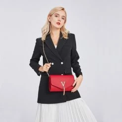 Gloednieuw 💯 Miss Lulu Clutches Voor Dames - Crossbodytas - Schoudertas - Dames Handtas - Rood (LH2035 RD) 😍 -tassen-dames Verkoop 550x550 681