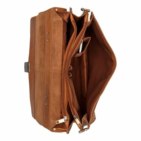 Beste deal 𧨠Burkely Vintage Dean Briefcase 3-Comp - Aktetas - Zwart π― 4 Beste deal 𧨠Burkely Vintage Dean Briefcase 3-Comp - Aktetas - Zwart π― - Afbeelding 4