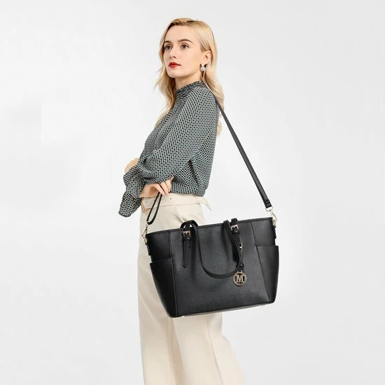 Uitgang π Miss Lulu Dames Schoudertas - Handtas - Laptoptas 13.3" – Zwart (LM1642 BK) π 4 Uitgang π Miss Lulu Dames Schoudertas - Handtas - Laptoptas 13.3" – Zwart (LM1642 BK) π - Afbeelding 4