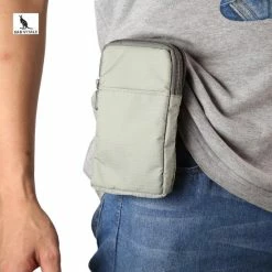 Uitgang ✔️ San Vitale® - Telefoon Tasje - Heuptas - Wandel/Sport/Mobiele Telefoon/Smartphone - Licht Grijs ⭐ -tassen-dames Verkoop 550x550 737