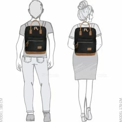 Begroting ✨ Enrico Benetti Santiago 46180 Laptoprugzak Met 17" Laptopvak - Zwart 😀 -tassen-dames Verkoop 550x550 753