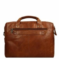 Promo 🔥 Spikes & Sparrow Laptoptas / Werktas / Aktetas - Bronco - 15.4 Inch - Leer - Cognac 😀 -tassen-dames Verkoop 550x550 765