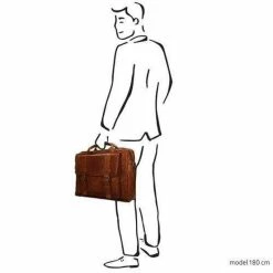 Promo 🔥 Spikes & Sparrow Laptoptas / Werktas / Aktetas - Bronco - 15.4 Inch - Leer - Cognac 😀 -tassen-dames Verkoop 550x550 767