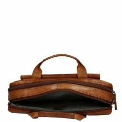 Promo 🔥 Spikes & Sparrow Laptoptas / Werktas / Aktetas - Bronco - 15.4 Inch - Leer - Cognac 😀 -tassen-dames Verkoop 550x550 768