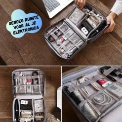 Beste Pirce 👍 Reismonkey Kabel Organiser Tas Deluxe - Travel Bag - Kabel Tas Voor Mannen/Vrouwen - Kabel Organizer - Bagage Organizer - Blauw - Reiscadeau - Cadeau Voor Mannen/vrouwen 🔥 -tassen-dames Verkoop 550x550 80