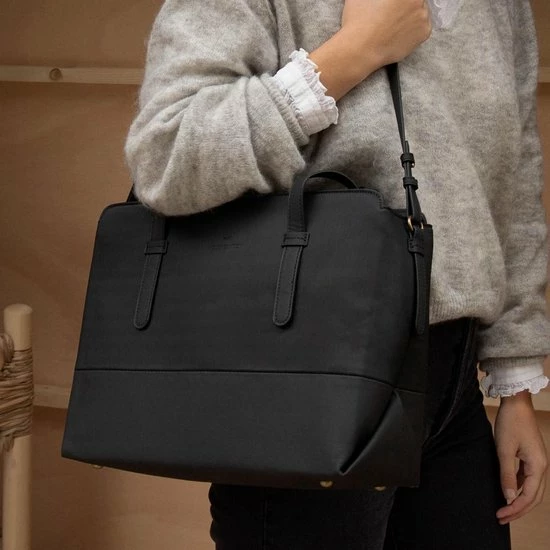 Gloednieuw 𧨠Violet Hamden Essential Bag Dames Shopper Kunststof - Zwart π 12 Gloednieuw 𧨠Violet Hamden Essential Bag Dames Shopper Kunststof - Zwart π - Afbeelding 12