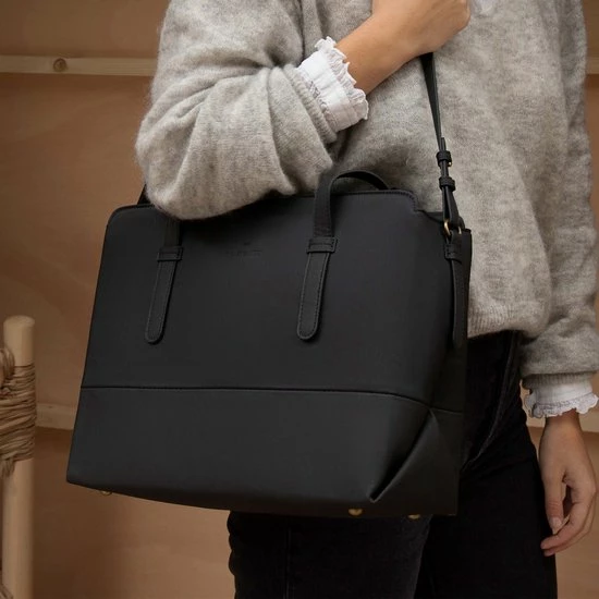 Gloednieuw 𧨠Violet Hamden Essential Bag Dames Shopper Kunststof - Zwart π 13 Gloednieuw 𧨠Violet Hamden Essential Bag Dames Shopper Kunststof - Zwart π - Afbeelding 13