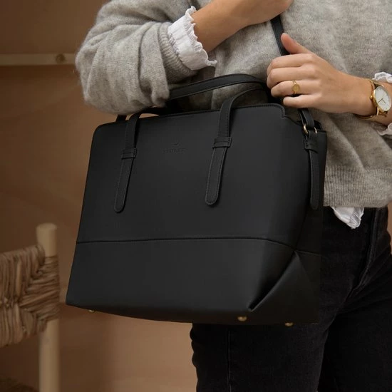 Gloednieuw 𧨠Violet Hamden Essential Bag Dames Shopper Kunststof - Zwart π 15 Gloednieuw 𧨠Violet Hamden Essential Bag Dames Shopper Kunststof - Zwart π - Afbeelding 15