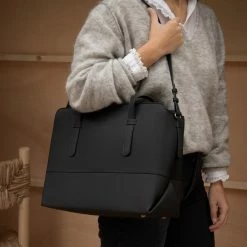 Gloednieuw 𧨠Violet Hamden Essential Bag Dames Shopper Kunststof - Zwart π 32 Gloednieuw 𧨠Violet Hamden Essential Bag Dames Shopper Kunststof - Zwart π -tassen-dames Verkoop 550x550 830