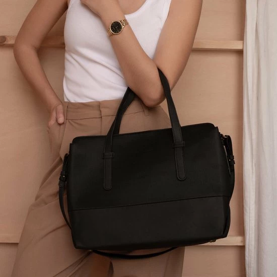 Gloednieuw 𧨠Violet Hamden Essential Bag Dames Shopper Kunststof - Zwart π 17 Gloednieuw 𧨠Violet Hamden Essential Bag Dames Shopper Kunststof - Zwart π - Afbeelding 17