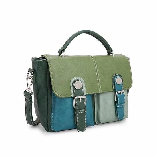 Beste recensies van π Noi-Noi 'Sammy' - Handtas - Schoudertas - Aqua/groen - Patchwork - Dames - Retro - NN-238-02 β 2 Beste recensies van π Noi-Noi 'Sammy' - Handtas - Schoudertas - Aqua/groen - Patchwork - Dames - Retro - NN-238-02 β - Afbeelding 2