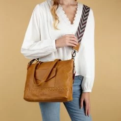 Top 10 😍 Micmacbags Friendship Shopper - Camel 🔔 -tassen-dames Verkoop 550x550 847