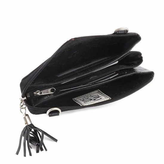 Beste Verkoop βοΈ Bear Design Umi Leren Schoudertas / Crossbodytas - Zwart π 2 Beste Verkoop βοΈ Bear Design Umi Leren Schoudertas / Crossbodytas - Zwart π - Afbeelding 2