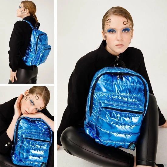 Korting 𧨠BiggDesign Rugtas - Schooltas - Rugzak - Metallic Tas - Blauw π― 5 Korting 𧨠BiggDesign Rugtas - Schooltas - Rugzak - Metallic Tas - Blauw π― - Afbeelding 5