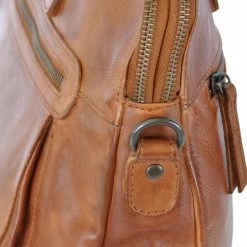 Beste Pirce 👏 Bear Design Lia Leren Dames Schoudertas / Laptoptas 13,3" - Cognac 👏 -tassen-dames Verkoop 550x550 876