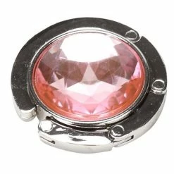 Top 10 👍 AA Commerce RVS Tashanger - 2 Stuks - Tassenhaak / Tashaak / Tassenhanger / Tafelhanger Jashanger - Roze ❤️ -tassen-dames Verkoop 550x550 881