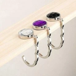 Top 10 👍 AA Commerce RVS Tashanger - 2 Stuks - Tassenhaak / Tashaak / Tassenhanger / Tafelhanger Jashanger - Roze ❤️ -tassen-dames Verkoop 550x550 882