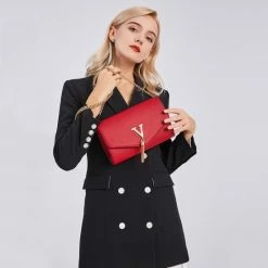 Gloednieuw 💯 Miss Lulu Clutches Voor Dames - Crossbodytas - Schoudertas - Dames Handtas - Rood (LH2035 RD) 😍 -tassen-dames Verkoop 550x552 6