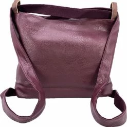 Groothandel 🔔 Flores Lederwaren Bordeaux Schoudertas Te Dragen Als Rugzak 🤩 -tassen-dames Verkoop 550x553 2