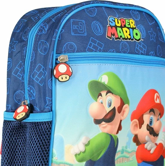 Goedkoopste ✔️ Super Mario Bros Mario & Luigi Kleine Rugtas - Officiële Merchandise ✔️ 3 Goedkoopste ✔️ Super Mario Bros Mario & Luigi Kleine Rugtas - Officiële Merchandise ✔️ - Afbeelding 3