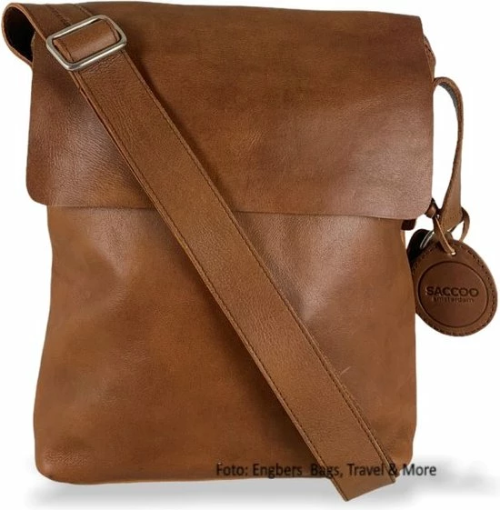 Beste deal π Saccoo Kleine Schoudertas / Crossbody Tas Dames - Leer - Caracas - Cognac π 12 Beste deal π Saccoo Kleine Schoudertas / Crossbody Tas Dames - Leer - Caracas - Cognac π - Afbeelding 12
