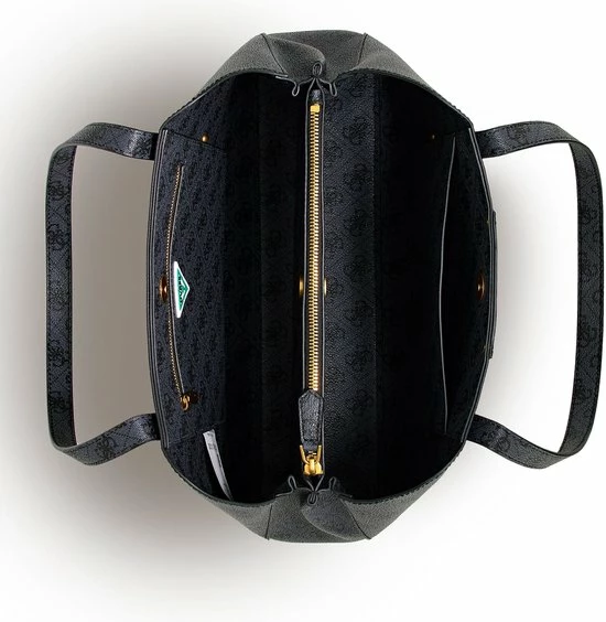 Flash-uitverkoop π Guess Eco Brenton Bucket Dames Handtas - Coal Logo π 3 Flash-uitverkoop π Guess Eco Brenton Bucket Dames Handtas - Coal Logo π - Afbeelding 3