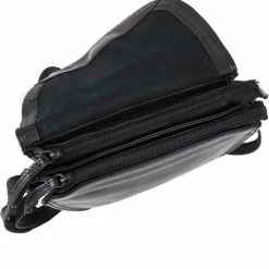 Goedkoopste 👍 Bear Design Kleine Schoudertas / Crossbody Tas Dames - Leer - Cow Lavato - Zwart ✨ -tassen-dames Verkoop 550x565 5