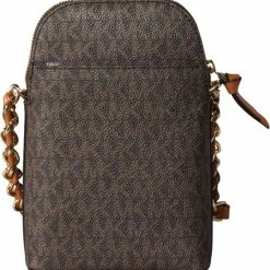 Goedkoopste 🔔 Michael Kors Schoudertas Jet Set Leer - Bruin 😉 -tassen-dames Verkoop 550x568 1