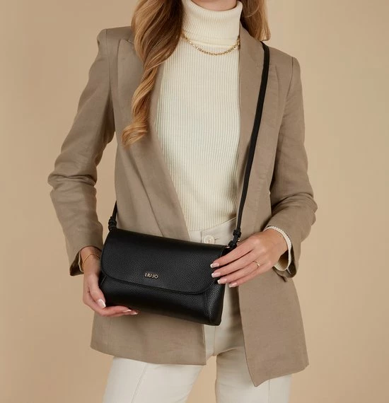 Gloednieuw β¨ Liu Jo Caliwen Small π Handbag Dames Tas - Zwart π 7 Gloednieuw β¨ Liu Jo Caliwen Small π Handbag Dames Tas - Zwart π - Afbeelding 7