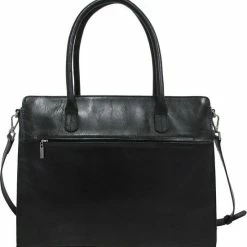 Aanbiedingen ⌛ Claudio Ferrici Laptoptas Classico Leer - Zwart 👏 -tassen-dames Verkoop 550x570 8