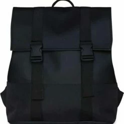 Aanbiedingen 🔥 Rains Buckle MSN Rugzak 21L - Zwart 🧨