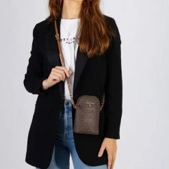 Goedkoopste 🔔 Michael Kors Schoudertas Jet Set Leer - Bruin 😉 -tassen-dames Verkoop 550x571 6