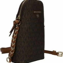 Goedkoopste 🔔 Michael Kors Schoudertas Jet Set Leer - Bruin 😉 -tassen-dames Verkoop 550x572 5