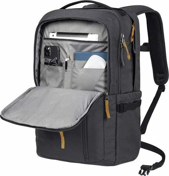 Promo π₯ Jack Wolfskin Laptop Rugzak / Rugtas / Laptoptas / Werktas - Jack. Pot De Luxe - Blauw - 17 Inch β 3 Promo π₯ Jack Wolfskin Laptop Rugzak / Rugtas / Laptoptas / Werktas - Jack. Pot De Luxe - Blauw - 17 Inch β - Afbeelding 3