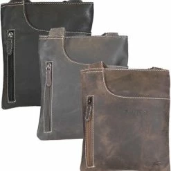 Goedkoop 🎁 Arrigo Leren Tas Dames – Leren Tas Heren – Donkerbruin Leder – Leren Crossbody Schoudertas – Plat Model 🔔 -tassen-dames Verkoop 550x573 2