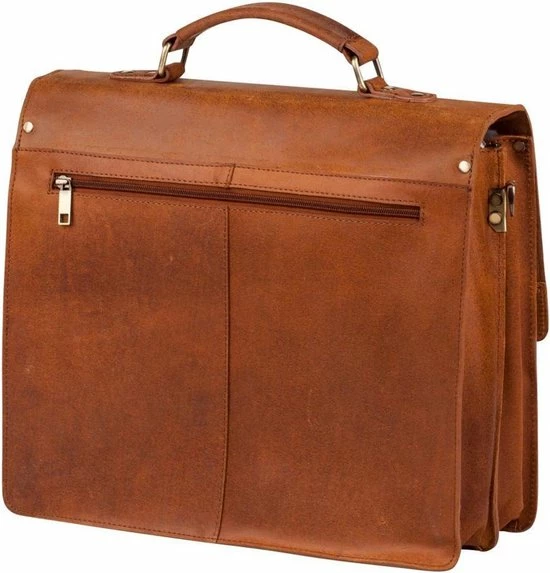 Beste Verkoop π₯ Burkely Vintage Scott Briefcase 2-Comp - Aktetas - Cognac π 3 Beste Verkoop π₯ Burkely Vintage Scott Briefcase 2-Comp - Aktetas - Cognac π - Afbeelding 3