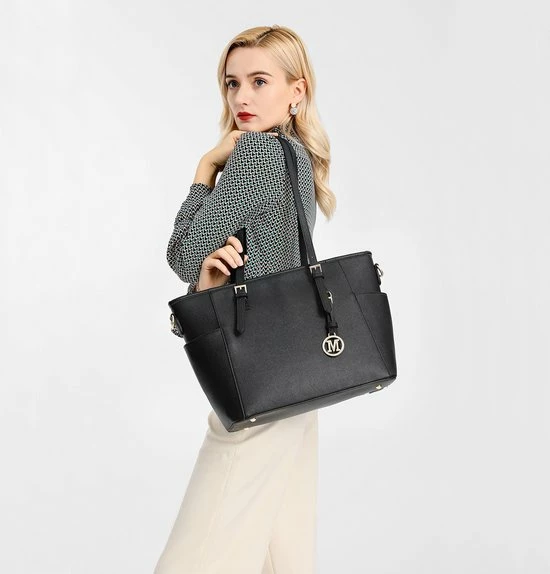 Uitgang π Miss Lulu Dames Schoudertas - Handtas - Laptoptas 13.3" – Zwart (LM1642 BK) π 12 Uitgang π Miss Lulu Dames Schoudertas - Handtas - Laptoptas 13.3" – Zwart (LM1642 BK) π - Afbeelding 12