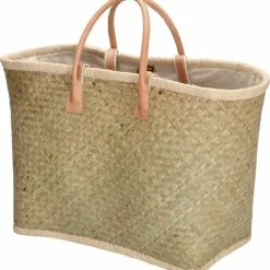 Goedkoopste ✔️ PE Florence PE-Florence Penjy Rieten Mand - Natuur 🔥 -tassen-dames Verkoop 550x579 3
