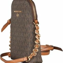 Goedkoopste 🔔 Michael Kors Schoudertas Jet Set Leer - Bruin 😉 -tassen-dames Verkoop 550x580 2